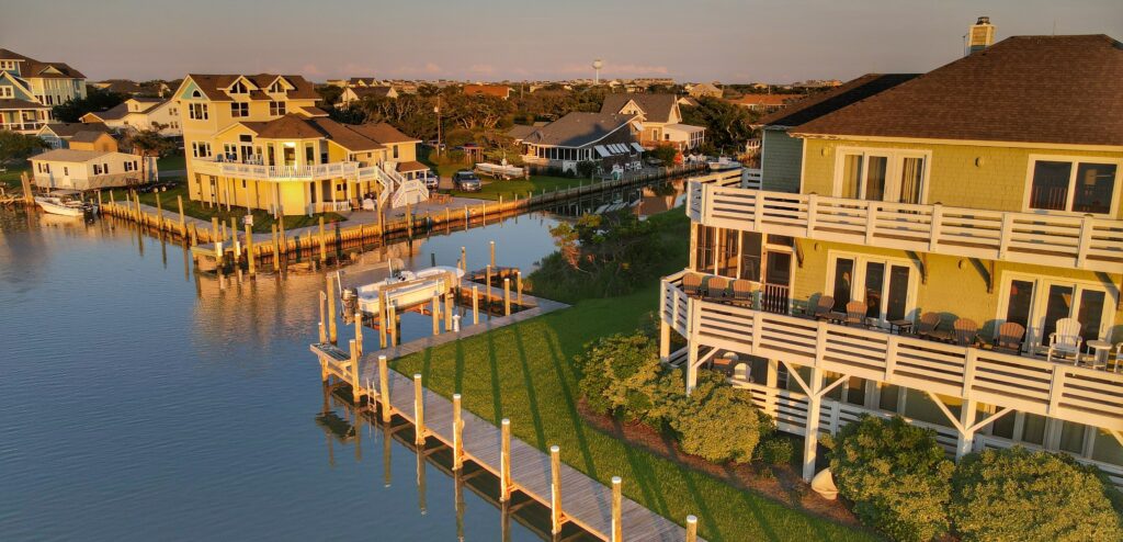 Hatteras Island, Outer Banks, North Carolina waterfront homes available for co-ownership