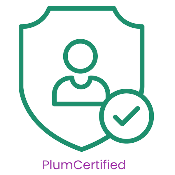 Green PlumCertified for people icon for fractional ownership